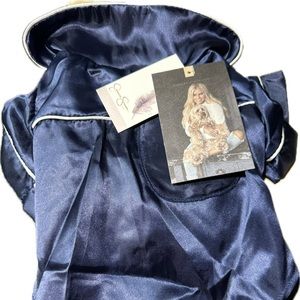 NWT Adorable Jessica Simpson satin PJ Shirt!